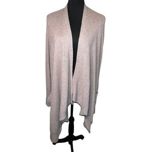 American‎ Eagle outfitters size large woman’s duster pocketed cardigan beige
￼